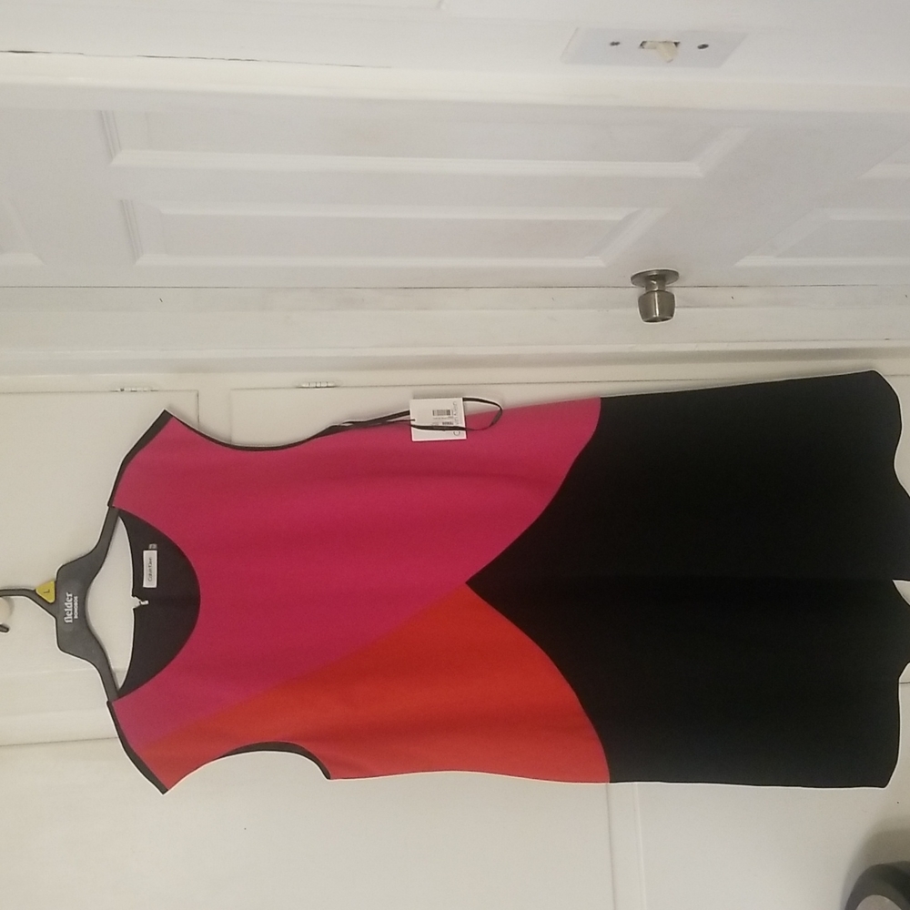 Calvin Klein Sleeveless Color-block Dress size 16w